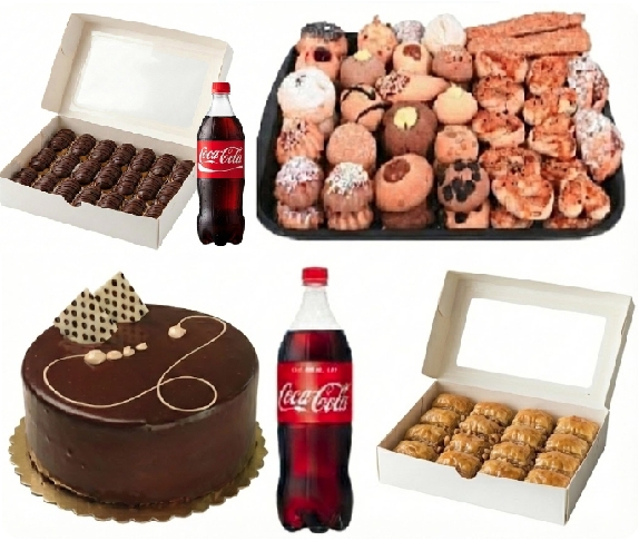 Ekler ve 2x1 Litre Kola Dahil 4-6 Kişilik Menü