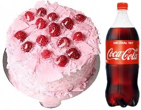 Frambuazlı Pasta Taze Frambuaz