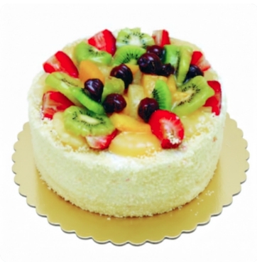 Şık ve Lezzetli 6-9 Kişilik Karışık Meyveli Yaş Pasta Keyfi